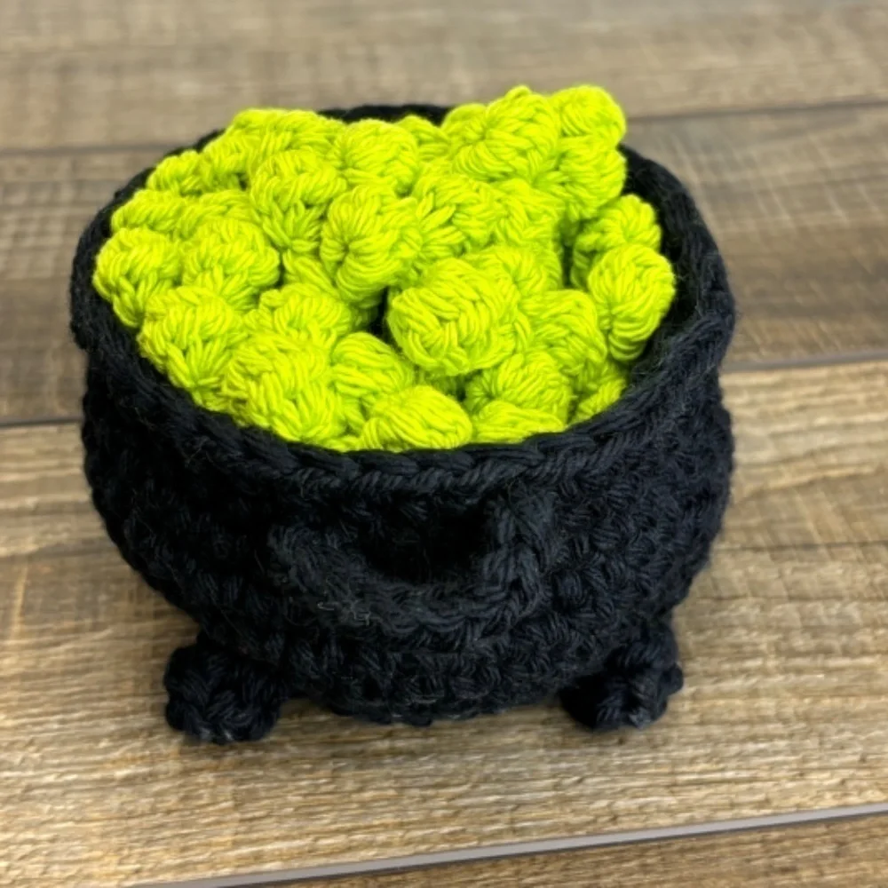 Hand Crafted halloween cauldron